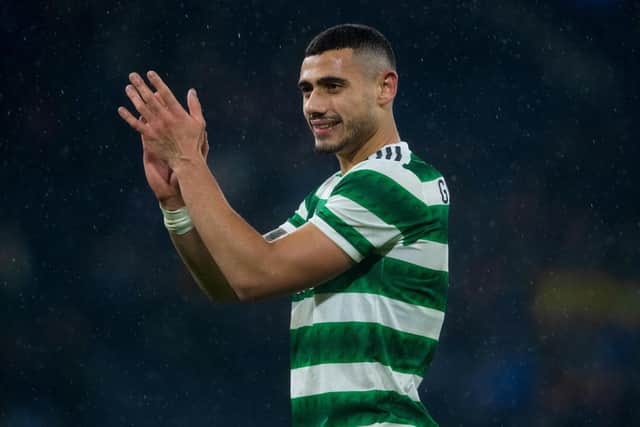 Giorgos Giakoumakis has left Celtic to join Atlanta United on a permanent transfer. (Photo by Craig Foy / SNS Group)