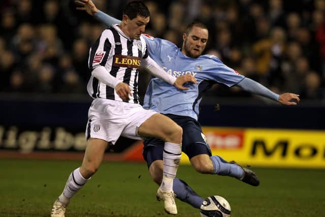 A typically full-blooded McPake tackle for Coventry City