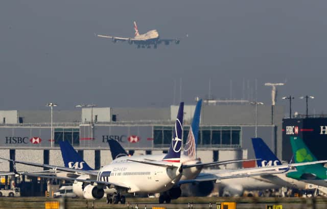 The rise of video conferencing during the pandemic has shown air travel is not as important as it perhaps once was (Picture: Steve Parsons/PA Wire)