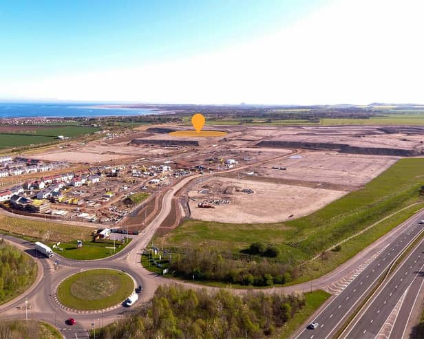 The Blindwells masterplan in East Lothian involves the creation of a community of 1,600 homes as well as employment land and a new town centre.