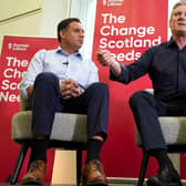 Labour leader Sir Keir Starmer and Scottish Labour leader Anas Sarwar in Glasgow in August.