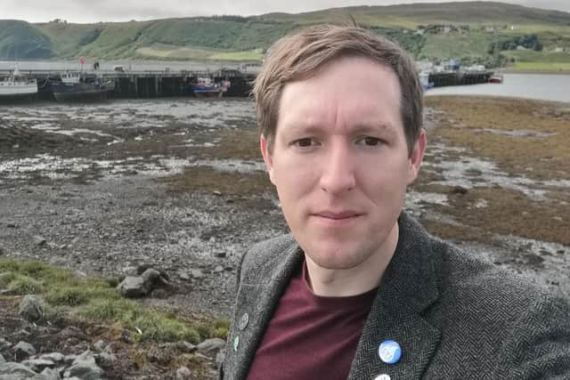 Màrtainn Mac a' Bhàillidh, who lives on Skye, has been an avid campaigner for changes to housing policy in Scotland to prevent depopulation (pic: Màrtainn Mac a' Bhàillidh)