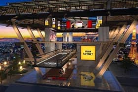 Where is the BBC Olympics studio? Picture: BBC