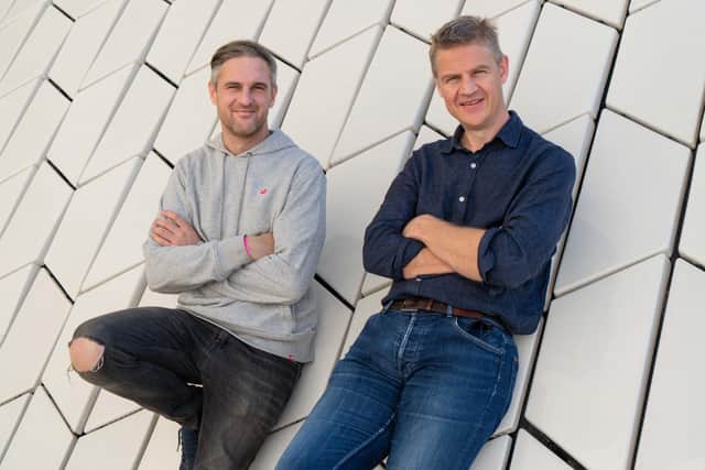 Vault has been created by Rob Jones (left) and Nigel Eccles, co-founders of sports betting specialist FanDuel. Picture: contributed.