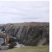 The view from the proposed St Kilda Centre, which sits in a dip in the cliffside around 100 ft above sea level. PIC: Rory Flyn/Dualchas