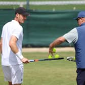 Andy Murray prepares for his Wimbledon campaign with coach Ivan Lendl.