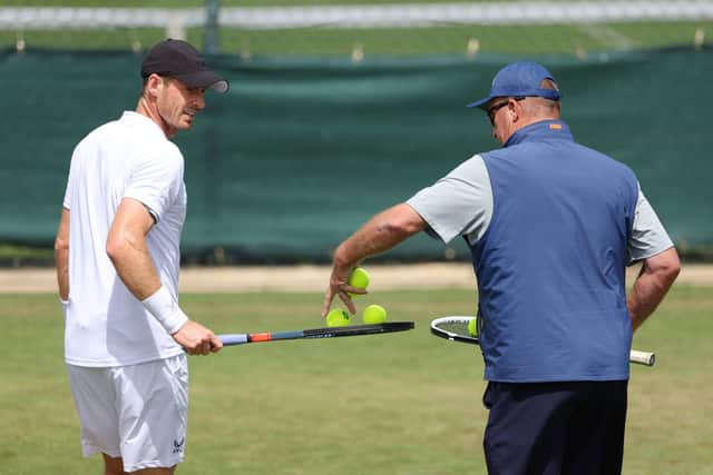 Andy Murray prepares for his Wimbledon campaign with coach Ivan Lendl.