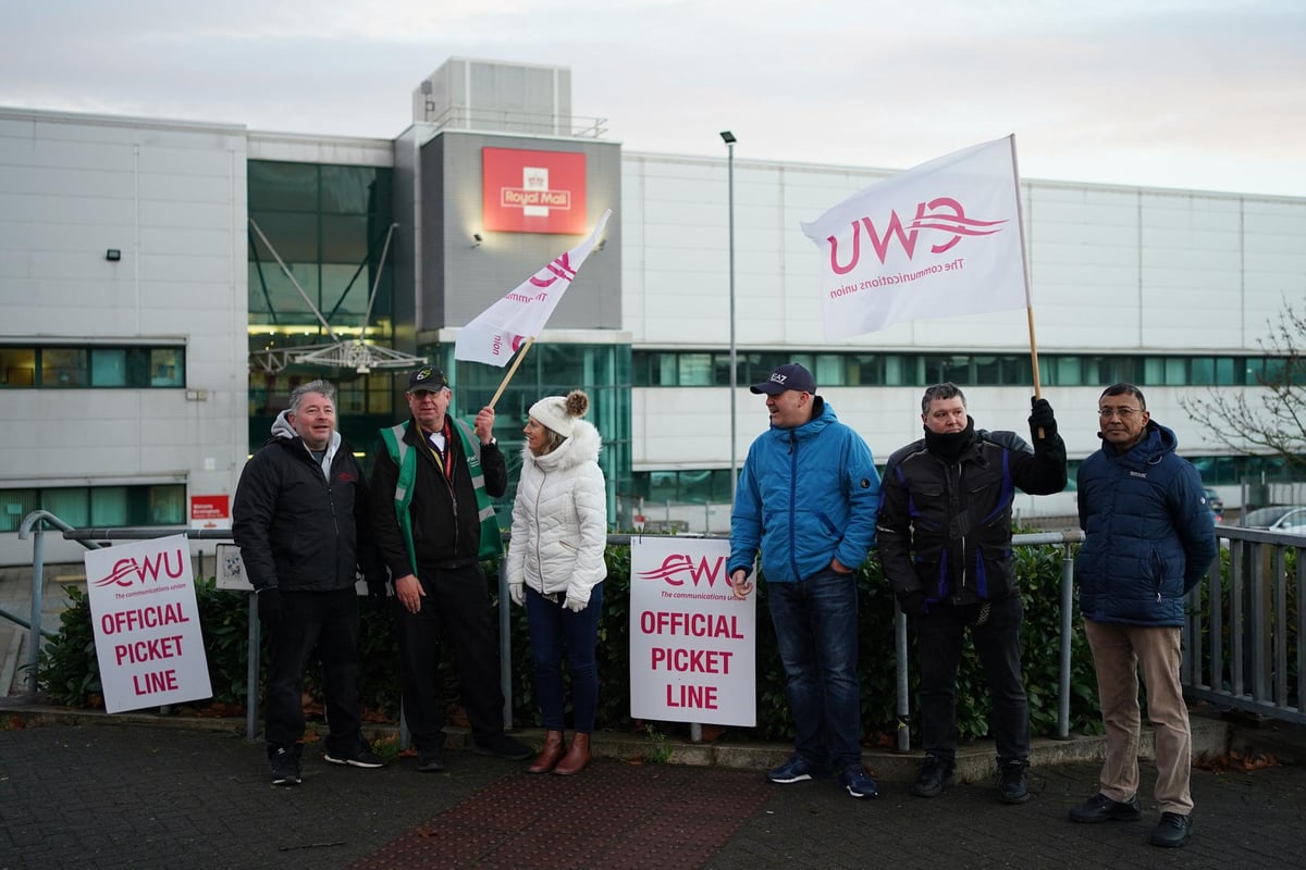 Lecturers, teachers and Royal Mail workers strike in one of biggest walkouts