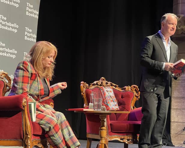 Andrew O'Hagan launched his new novel Caledonian Road at a Portobello Bookshop in-conversation event with author Kirstin Innes at Assembly Roxy in Edinburgh.