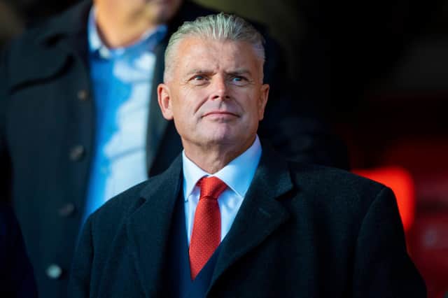 Aberdeen chairman Dave Cormack at a game at Pittodrie against St Mirren last month (Photo by Bill Murray / SNS Group)