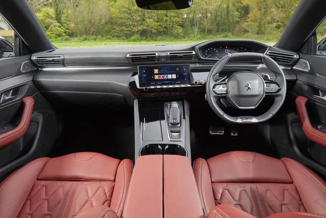 The 508's good-looking interior is let down by a few questionable materials
