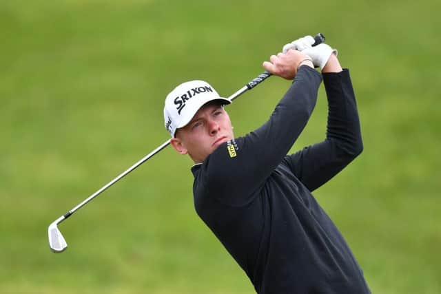 Kieran Cantley in action during the third round of the Farmfoods Scottish Challenge supported by The R&A at Newmachar. Picture: Mark Runnacles/Getty Images.