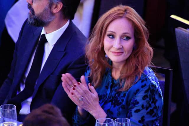 Following the introduction of Scotland's Hate Crime Act, JK Rowling tweeted that several named trans women are men (Picture: Dia Dipasupil/Getty Images)