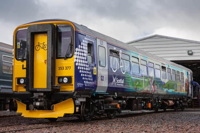 The "active travel" carriages are being converted at Brodie Engineering in Kilmarnock. Picture: ScotRail