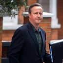 David Cameron leaves his home in London ahead of giving evidence to the Commons Treasury Committee on Greensill Capital. Picture: PA