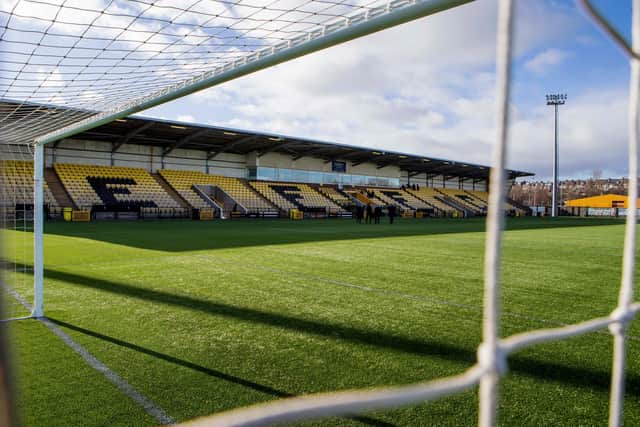 A general view of East Fife's Bayview stadium