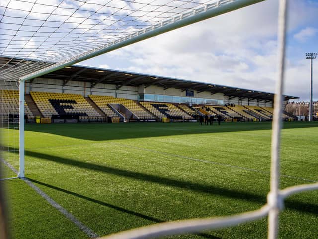 A general view of East Fife's Bayview stadium