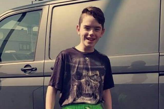 William McNally, 13, lost his life after being pulled for the water at the River Gryffe. Photo: JustGiving