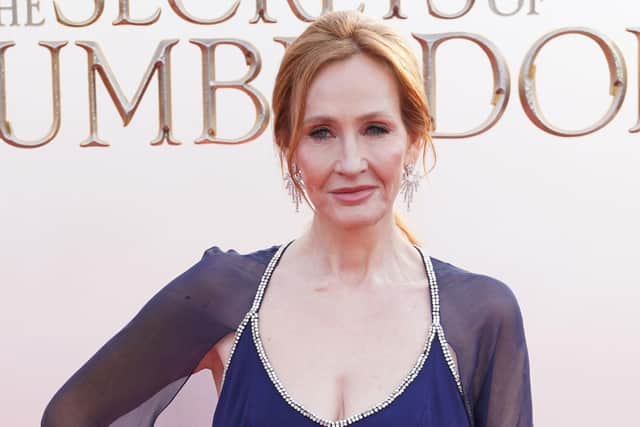 JK Rowling at the World Premiere of Fantastic Beasts: The Secrets of Dumbledore at the Royal Festival Hall in London. Picture: Ian West/PA Wire