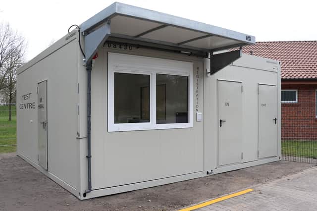 The partnership fuses SSI Energy’s Covid-19 screening and testing with Texo Accommodation’s flexible, modular buildings. Picture: contributed.