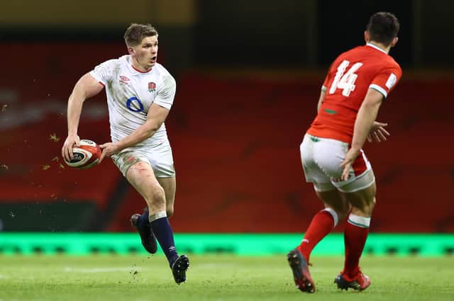 Sonja McLaughlan was subjected to online abuse for her post-match interview with England captain Owen Farrell. Picture: Michael Steele/Getty Images