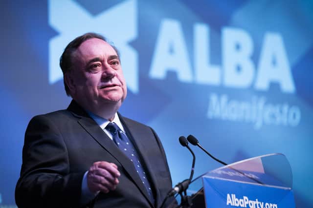 Alba leader Alex Salmond has warned that his former party faces "electoral disaster"