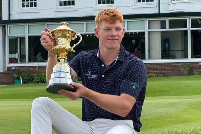 Gregor Graham, Connor's big brother, won the Brabazon Troohy last month after already landing the South African Amateur Championship earlier in the year. Picture: England Golf