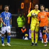 Kilmarnock winger Daniel Armstrong is sent off for an elbow on Borna Barisic during Rangers 3-2 win at Rugby Park.  (Photo by Rob Casey / SNS Group)