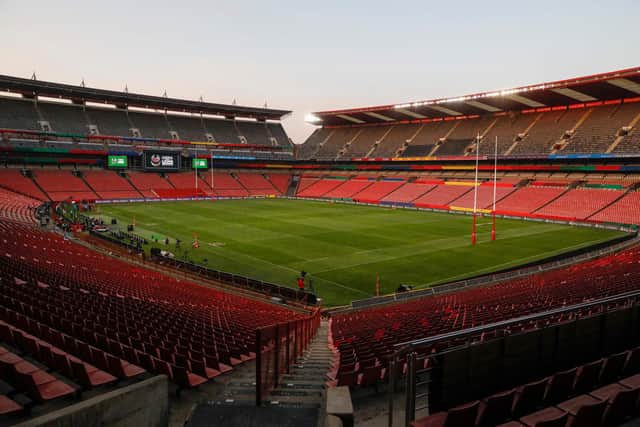 Ellis Park ahead of the match between the Sharks and the British and Irish Lions in Johannesburg.