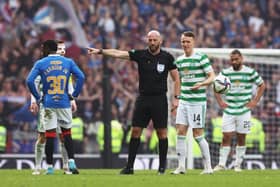 Referee Bobby Madden attracted criticism for his performance in last Sunday's Scottish Cup semi-final between Rangers and Celtic at Hampden. (Photo by Craig Williamson / SNS Group)