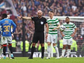 Referee Bobby Madden attracted criticism for his performance in last Sunday's Scottish Cup semi-final between Rangers and Celtic at Hampden. (Photo by Craig Williamson / SNS Group)