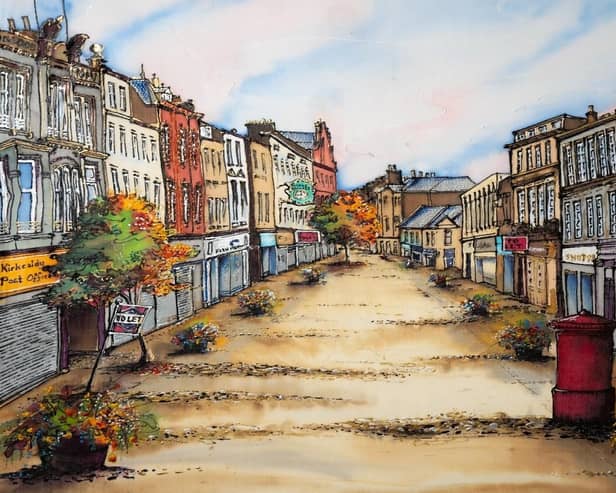 The backdrop of Kirkcaldy's fab wee panto  ‘Ya Wee Beauty And Beastie’ designed by Crail based artist Lilias Conroy (Pic: Lewis Milne)