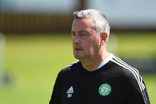 Celtic B head coach Tommy McIntyre has seen his side's trip to Edinburgh City postponed. (Photo by Mark Scates / SNS Group)