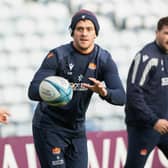 Emiliano Boffelli during an Edinburgh training session at BT Murrayfield, on Thursday.  (Photo by Paul Devlin / SNS Group)