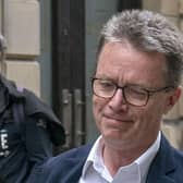 BBC broadcaster Nicky Campbell told the court how he had been suffered abuse while he was a pupil at Edinburgh Academy. Photo: Jane Barlow/PA Wire