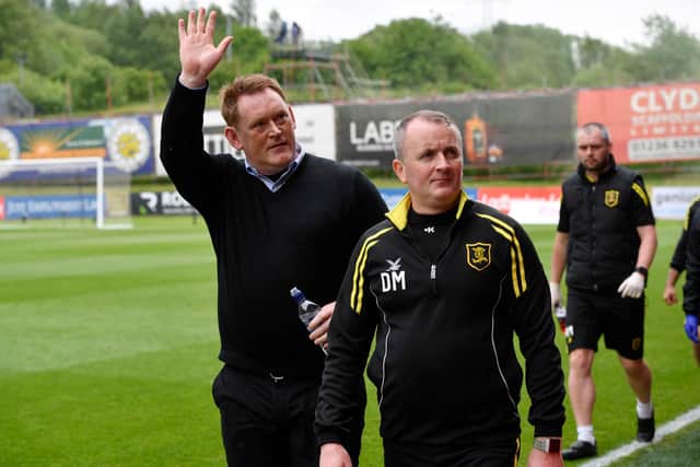 Martindale was assistant to David Hopkin when Livingston won back-to-back promotions to reach the top flight