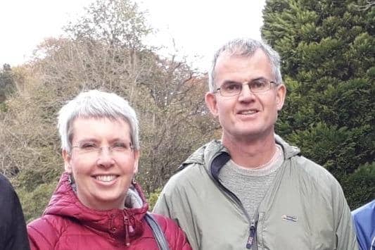 Fiona Barton and her husband Andre were left almost £11,000 out of pocket after falling victim to a home insulation scam. Image: Supplied.
