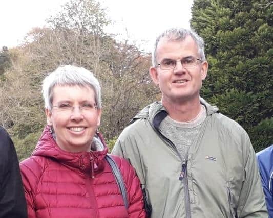 Fiona Barton and her husband Andre were left almost £11,000 out of pocket after falling victim to a home insulation scam. Image: Supplied.
