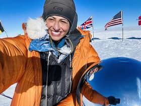 Captain Preet Chandi as she makes history for a second time after breaking another record during her second solo expedition to Antarctica. Photo: Preet Chandi /PA Wire