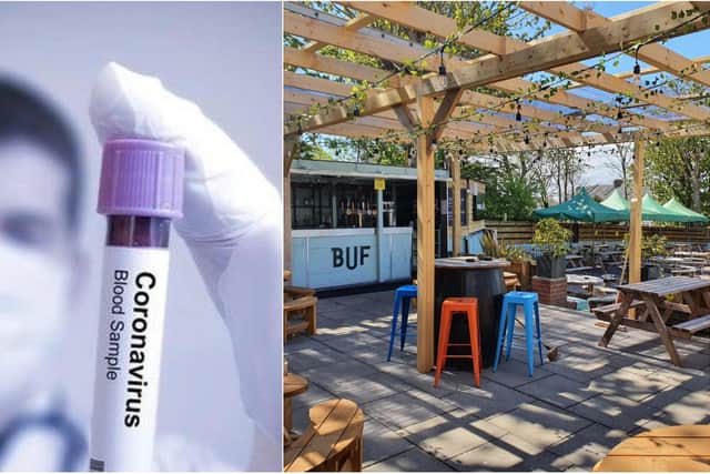 NHS Ayrshire and Arran has called on people who were in The BUF bar in Prestwick between May 22 and 30 to get tested. Photo: BUF bar.