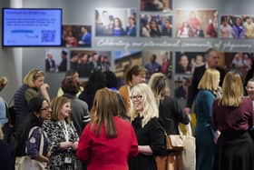 Women in Leadership Conference at the Royal College of Surgeons of Edinburgh, one of the business events brought to the city by Convention Edinburgh. Picture: Malcolm Cochrane