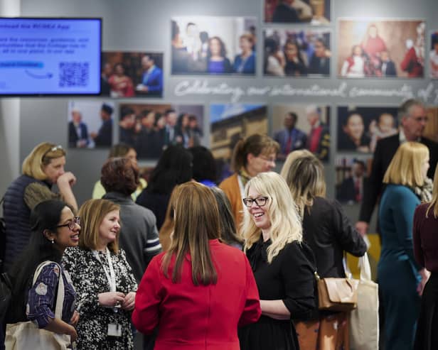 Women in Leadership Conference at the Royal College of Surgeons of Edinburgh, one of the business events brought to the city by Convention Edinburgh. Picture: Malcolm Cochrane