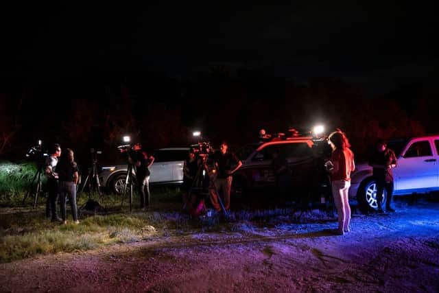 At least 46 migrants were found dead in and around a tractor-trailer that was abandoned on the roadside on the outskirts of the Texas city of San Antonio.