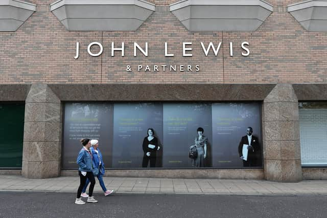 In Scotland, John Lewis has department stores in Edinburgh and Glasgow, above. Picture: John Devlin