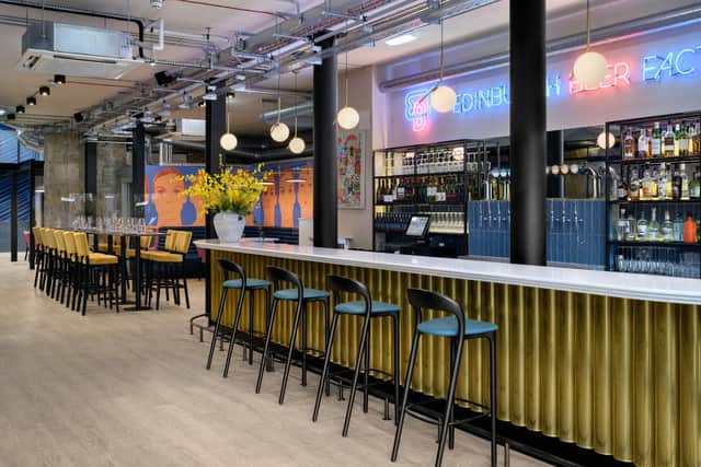 The Paolozzi Restaurant and Bar, run by Gino Stornaiuolo, is looking forward to welcoming customers back into its spacious site complete with an app for ordering and perspex screens