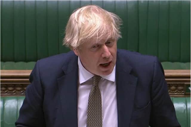 What time will Boris Johnson speak to MPs today on the UK's latest coronavirus lockdown plans?