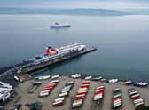 Ferry traffic is boarded at the Stena Line terminal in Cairnryan (Picture: Jeff J Mitchell/Getty Images)