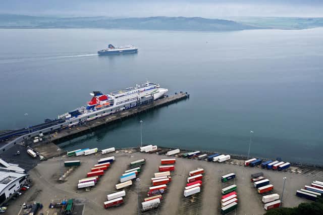 Ferry traffic is boarded at the Stena Line terminal in Cairnryan (Picture: Jeff J Mitchell/Getty Images)