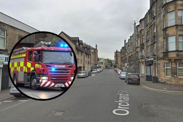 The fire was set within an empty property on Orchard Street, Paisley, on June 24.