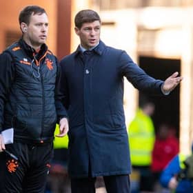 First team coach MIchael Beale (left) is an integral part of Rangers manager Steven Gerrard's backroom staff. (Photo by Craig Williamson / SNS Group)